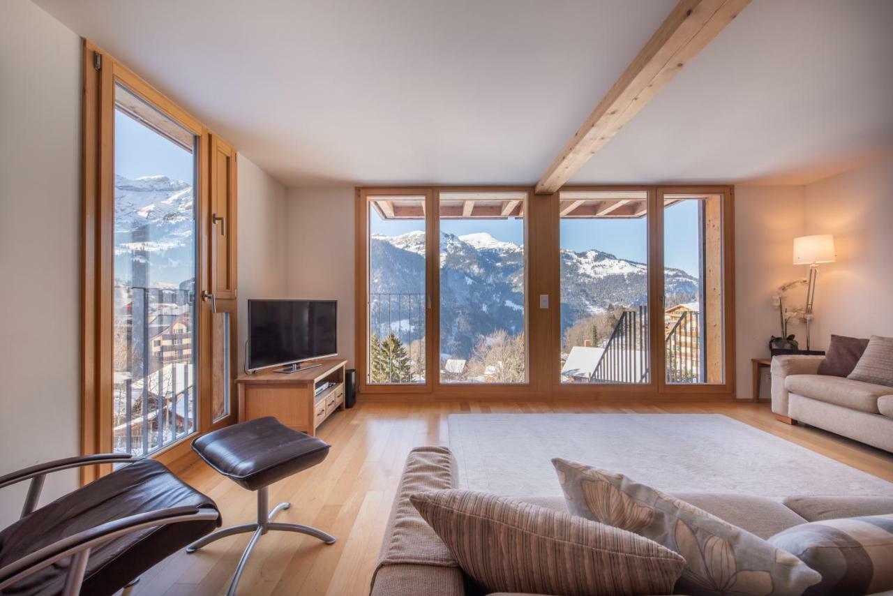 Chalet Roossi 3 Lejlighed Wengen Eksteriør billede